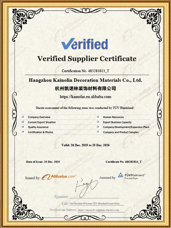 Certificato di fornitore verificato